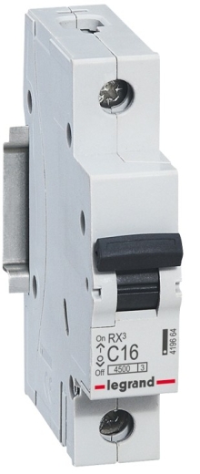 Автомат електроживлення RX³ 4,5кА 16А 1п C, Legrand - 1