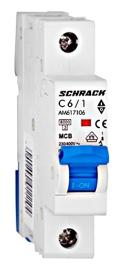 Автоматический выключатель 25А 1P 6кА С, Schrack Technik - 1