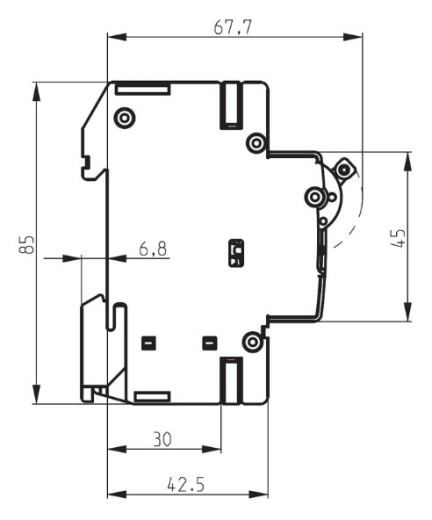 Автоматичний вимикач ETI 002155722 ETIMAT 10 3p D 63А (6 kA) - 3