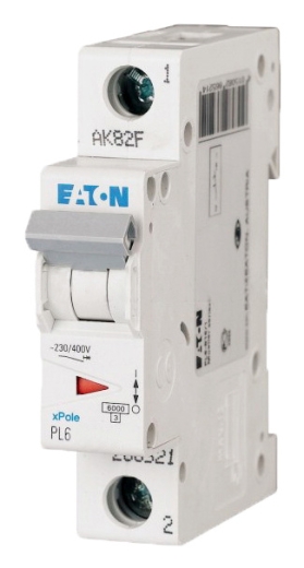Автоматический выключатель Eaton PL6-C2/1 - 1
