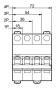 Вступний автомат Schneider Electric iC60N 3P 4A B - 3