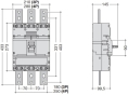 Корпусный разъединитель Hager HCE971H h1000 In= 1000А 4P - 3