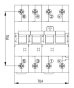 Диференціальний автомат ETI 002174922 KZS-4M 3p+NC 10/0.03 тип A (6kA) - 2
