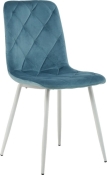 Стілець для кухні та вітальні Vetro Mebel N-41 Блакитний топаз велюр