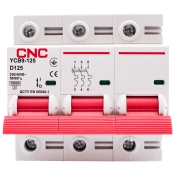 Автоматический выключатель CNC YCB9-125 3Р 125А 10kA D