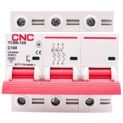 Автоматический выключатель CNC YCB9-125 3Р 100А 10kA C